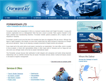 Tablet Screenshot of forwardair.net